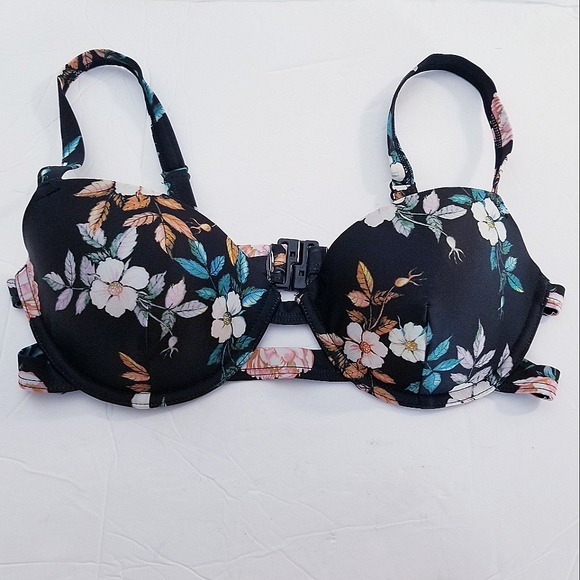 ASOS Other - Asos Swim Floral Bikini Bra Top Size 34DD/E